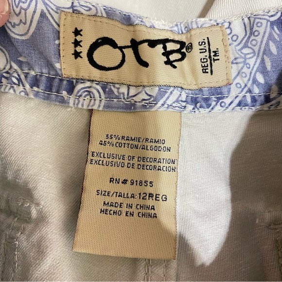 OTB Boy’s Long Inseam Light Khaki Shorts - Picture 4 of 7